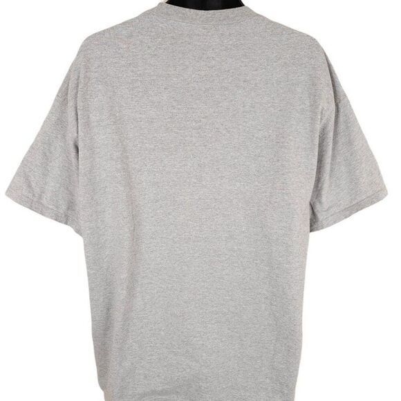 Vintage Christian T Shirt Mens Size 2XL Gray Y2K Jesus Christ Forgiven Kerusso - Picture 3 of 5